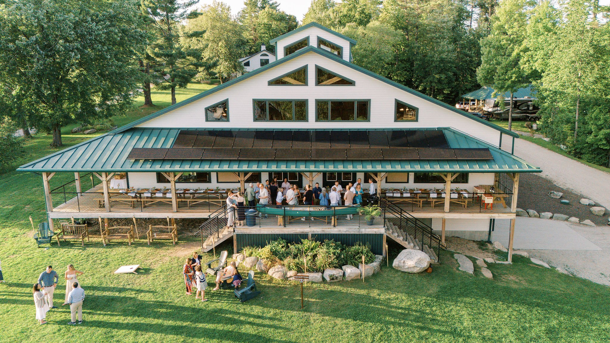 The Feeder at Fernwood Cove during a summer gathering